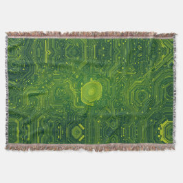 groenachtige cyber deken