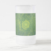 groenachtige cyber matglas bierpul (Center)