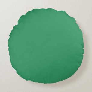 Groenblauw effen oppervlak Aangepast Rond Kussen