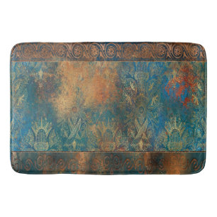 Groenblauw Koper Turquoise Patina Badmat