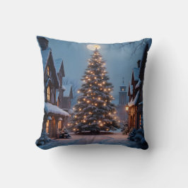 Groenblijvende Gloed – Kerstboom Kunst Worp Kussen