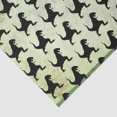 Groenboek over groene faux Stone T Rex Tissuepapier (Detail)