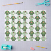 Groenboek over het groenboek over kerstkeukens tissuepapier (Craft)