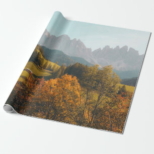 GROENBOMEN EN GRASSELD CADEAUPAPIER