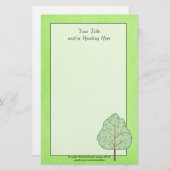 Groenboompannenbakkerij Briefpapier (Voorkant / Achterkant)