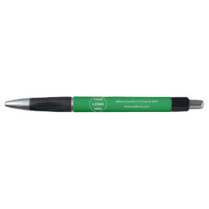 Groene aangepaste Logo Modern minimalistisch bedri Pen