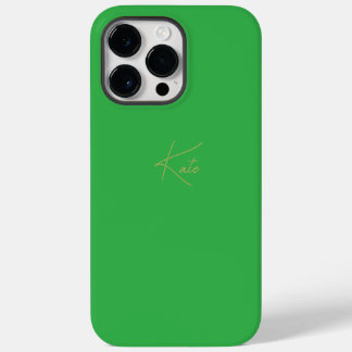 Groene, aangepaste naam van iPhone Case Script