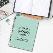 Groene aangepaste zakelijke Logo Notitieboek
