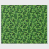 Groene Aardbei Bladeren Wrapping Paper Cadeaupapier (Vlak)