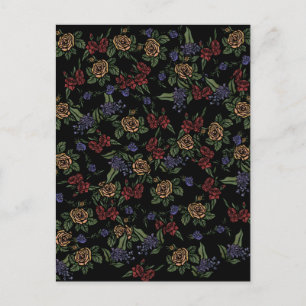 Groene Aarde Bloemen Briefkaart