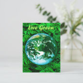 Groene Aarde - ecologisch bewustzijn Briefkaart (Staand voorkant)