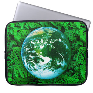 Groene Aarde - ecologisch bewustzijn Laptop Sleeve