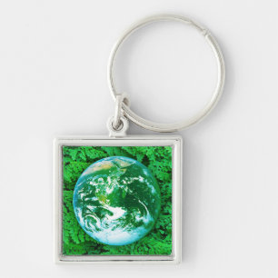 Groene Aarde - ecologisch bewustzijn Sleutelhanger