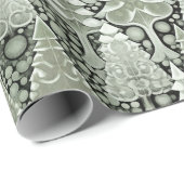 Groene Aarde Kerstmispatroon#6 ID1009 Cadeaupapier (Rol Hoek)