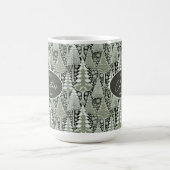 Groene Aarde Kerstmispatroon#6 ID1009 Koffiemok (Center)