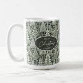 Groene Aarde Kerstmispatroon#6 ID1009 Koffiemok (Links)