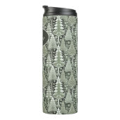 Groene Aarde Kerstmispatroon#6 ID1009 Thermosbeker (Geroteerd rechts)