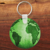 Groene Aarde Sleutelhanger (Voorkant)