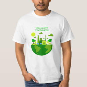 Groene aarde, ziet er goed uit t-shirt
