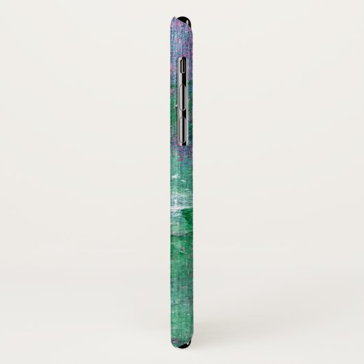groene abstracte krijt Case-Mate iPhone case (Achterkant/links)