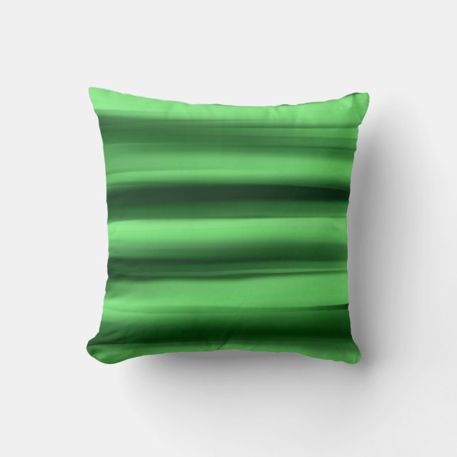 Groene Abstracte kunst Kussen (Voorkant)