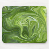 Groene abstracte mousepad muismat (Voorkant)