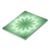 Groene Abstracte Ster Notitieblok (Gedraaid)