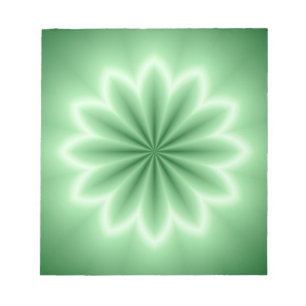 Groene Abstracte Ster Notitieblok
