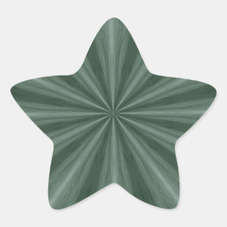Groene abstracte sterrensprong sticker