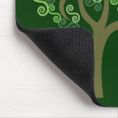 Groene Abstracte structuur Muismat (Hoek)
