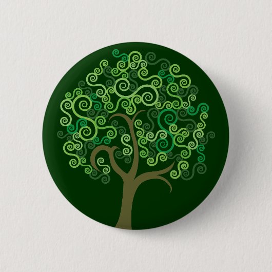 Groene Abstracte structuur Ronde Button 5,7 Cm (Voorkant)