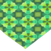 Groene abstracte tafelkleed (Gekanteld)