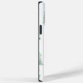 Groene Abstracte waterverf Bos iPhone hoesje (Achterkant / Rechts)