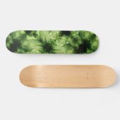 Groene Abstracte wervelkolom Skateboard (Horizontaal)