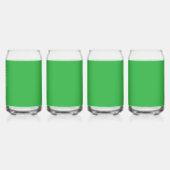 Groene achtergrond en witte rand voor een moderne  blikvorm glas (Links)