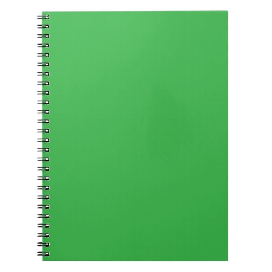 Groene achtergrond en witte rand voor een moderne notitieboek (Voorkant)