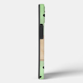 Groene achtergrond met poten, aangepaste huisdiere Case-Mate iPhone case (Achterkant / Rechts)