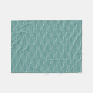 Groene achtergrond van Elegant Waves Weave Patroon Fleece Deken