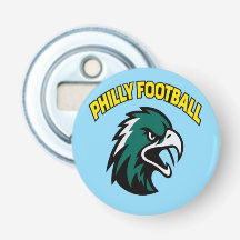Groene Adelaar Mascotte Philly Voetbal Fan Kleding