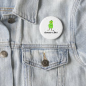 Groene afbeelding ronde button 5,7 cm (In situ)