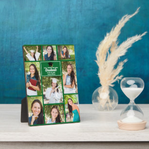 Groene Afstuderen Collage Afstuderen Foto Fotoplaat