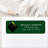 Groene Afstuderen Return Address Labels (Insitu)