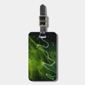 Groene algen en water cd ltcna bagagelabel (Voorkant verticaal)