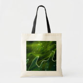 Groene algen en waterbit tote bag (Voorkant)