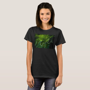 Groene algen en watervrouwen t-shirt