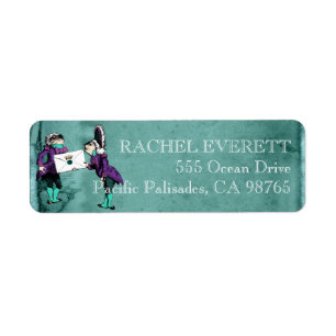 -groene Alice in Wonderland Etiket