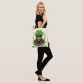 Groene Alien Draagtas (Op model)