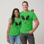 Groene Alien Eyes Area-51 Halloween Costume Extrat T-shirt (Unisex)