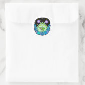 Groene Alien Frog Stickers (Tas)