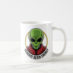 Groene Alien Koffiemok